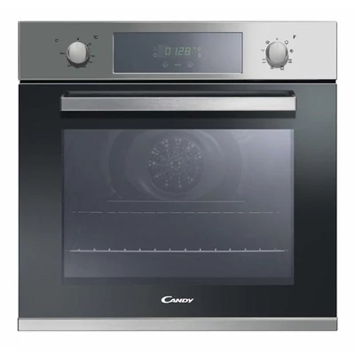 Candy FCP 605 X beépíthető inox hőlégkeveréses elektromos sütő 65L A+