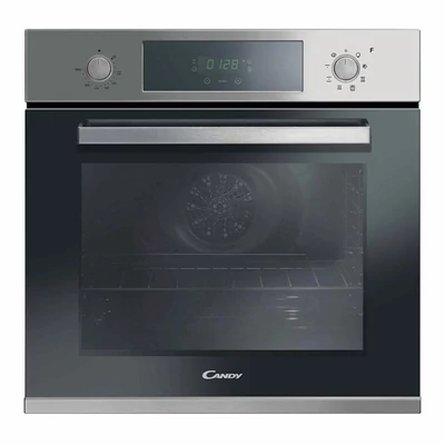 Candy FCP 825 XL Inox beépíthető multifunkciós hőlégbefúvós elektromos sütő 69L A+ 