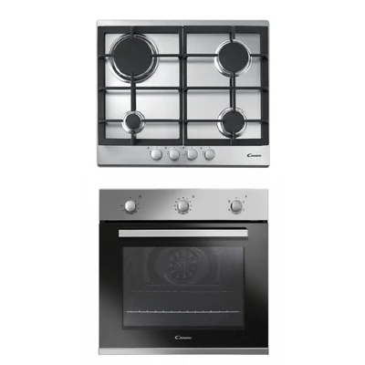 Candy FCP 502X beépíthető elektromos sütő - CPG 64 SGX beépíthető gázfőzőlap szett