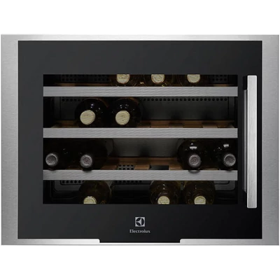 ELECTROLUX ERW0670A Beépíthető kompakt 24 palackos borhűtő kijelzővel 54L A+