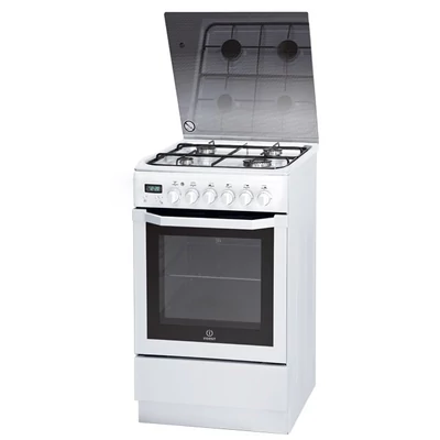 INDESIT I5GMH5AG(W) szabadonálló keskeny kombinált tűzhely multifunkciós sütővel 50cm