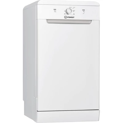 Indesit DSFE 1B10 fehér keskeny mosogatógép LED kijelzővel gyorsprogram 10 teríték A+