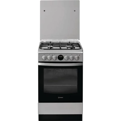 Indesit IS5G8CHX/EU keskeny kombinált tűzhely digitális óra grill  pizza funkció 50cm  57L A