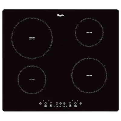 Whirlpool ACM 802/NE keret nélküli indukciós főzőlap 1 Booster zónával időzítő 58cm
