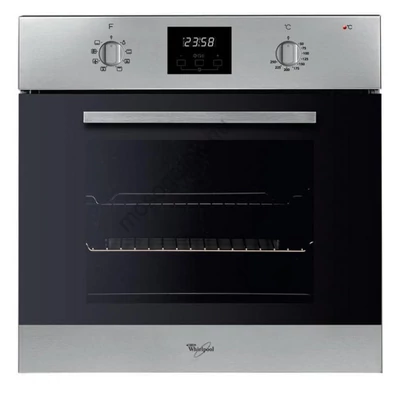 WHIRLPOOL AKP 458/IX Inox/fekete beépíthető multifunkciós sütő kijelzővel 60L A