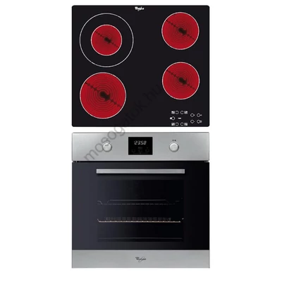 Whirlpool AKP 462/IX - AKT 8130/NE beépíthető sütő - kerámia főzőlap szett