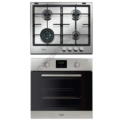 Whirlpool AKP 472/IX beépíthető sütő - GMA 6422 / IX  gázfőzőlap szett