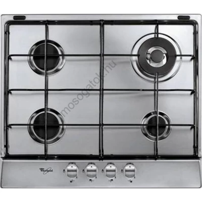 Whirlpool AKR 362 IX Inox gázfőzőlap két koronás wok égővel automata szikragyújtás 59cm