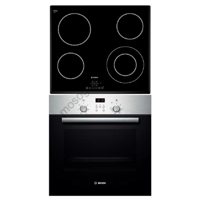 BOSCH HBN239E4 - PKF651B17E beépíthető sütő kerámia főzőlap szett
