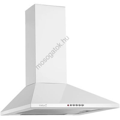 Cata V-600 WH/L fehér fali kürtős páraelszívó nyomógombos vezérléssel 60cm D
