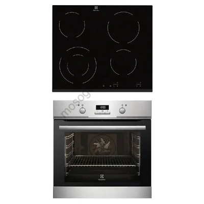 ELECTROLUX EOC 3430EOX - EHF 6241FOK beépíthető pirolitikus sütő kerámia főzőlap szett