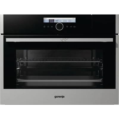 Gorenje BCS598S24X beépíthető elektromos kombakt gőzpároló+sütő kijelzővel 51L A