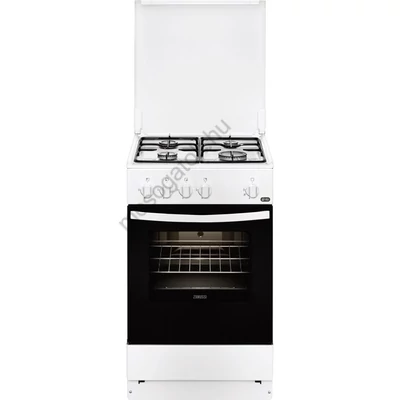 Zanussi ZCG210S1WA Fehér gáztűzhely pizza funkcióval 50cm