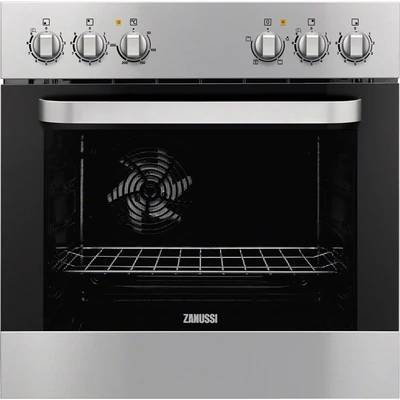 ZANUSSI ZZU20309XU Beépíthető inox/fekete multifunkciós sütő légkeveréssel 53L A  