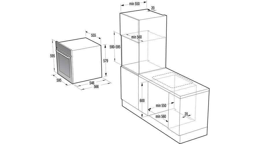 Духовой шкаф gorenje bo73cli характеристики