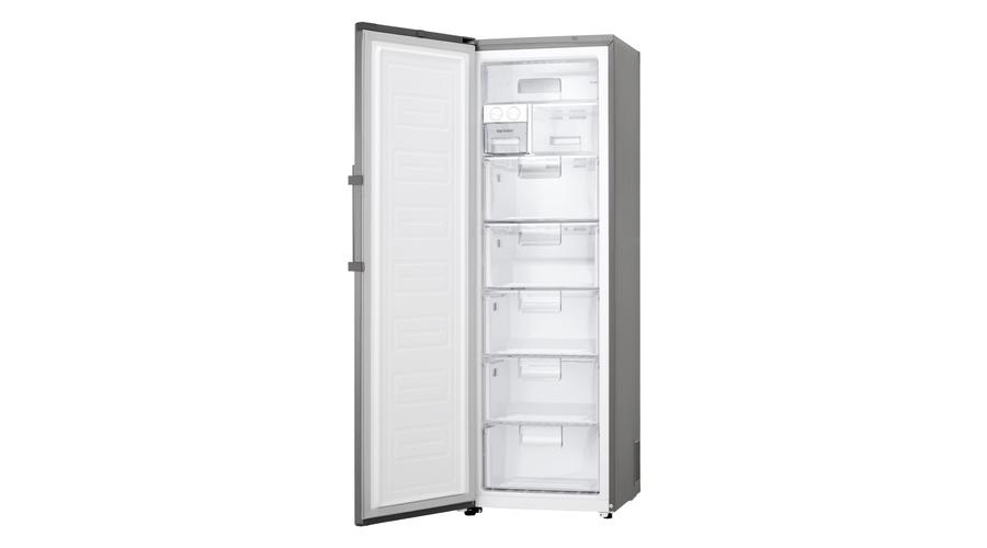 LG GF5237PZJZ1 Inox egyajtós fagyasztószekrény No Frost 313L A++ LG GF5237PZJZ1 Inox egyajtós fagyasztószekrény No Frost 313L A++
